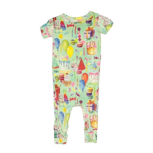 Posh Peanut Bamboo Birthday Party Romper Size 12-18mo - Picture 1 of 3